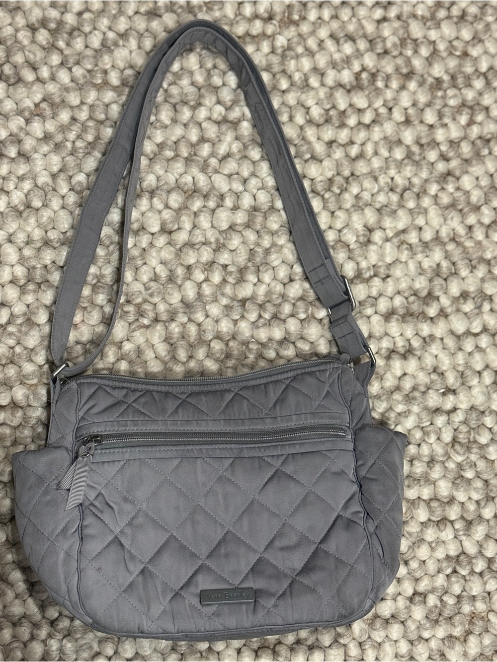 Vera Bradley Performance Twill shoulder bag gray